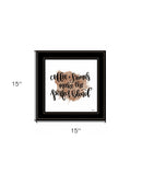 Coffee And Friends 2 White Framed Print Wall Art
