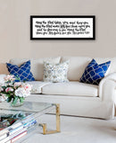 May The Lord Bless You And Keep You 2 Black Framed Print Wall Art