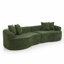 4 Seater Curved Cloud Sectional Sofa