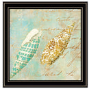 Set Of Four Ocean 1 Black Framed Print Wall Art