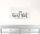 The Best Seat in the House 1 White Framed Print Bathroom Wall Art