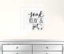 Lets Get Wrinkly 1 White Framed Print Bathroom Wall Art