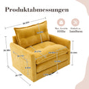 UNITED WE WIN Swivel Barrel Chair - Mid Century Modern Chair, Thick Padded Arm Chair with Solid Metal Base, Comfortable Single Sofa Chair, Swivel Accent Chair for Living Room Bedroom