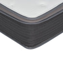 12'' Hybrid Mattress In A Box, Plush Gel Memory Foam Mattress Top With Pocket Coil Base - Gray / White - Queen