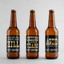 40th Birthday Beer Label Set