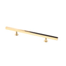 Lew's Square Bar Cabinet Knobs and Pulls in Polished Brass
