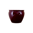 Lovecup Oxblood Red Porcelain Fishbowl Shape Vase L017