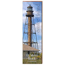 Salty Sam's Marina Sign Home Decor Art Print on Real Wood