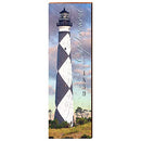 Cape Lookout Lighthouse, North Carolina Wooden Sign | Wall Art Print on Real Wood | Harkers Island Coastal Nautical Beach House Decor