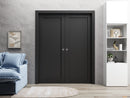 Quadro 4111 Matte Black Barn Door Slab