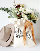 Take Deep Breaths Gym Cotton Canvas Tote Bag