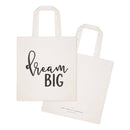 Dream Big Cotton Canvas Tote Bag
