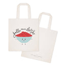 Jello From The Other Side Cotton Canvas Tote Bag