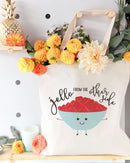 Jello From The Other Side Cotton Canvas Tote Bag