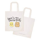 You're My Butter Half Cotton Canvas Tote Bag