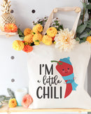 I'm A Little Chili Cotton Canvas Tote Bag