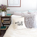 Our Nest Pillow Cover