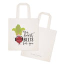 My Heart Beets for You Cotton Canvas Tote Bag