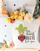 My Heart Beets for You Cotton Canvas Tote Bag