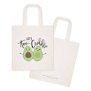Let's Avo-cuddle Cotton Canvas Tote Bag