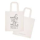 Sandy Shoes and Salty Kisses Cotton Canvas Tote Bag