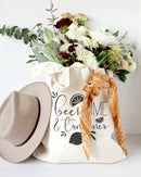 Beer, Lime and Tan Lines Cotton Canvas Tote Bag