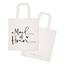 Maid of Honor Wedding Cotton Canvas Tote Bag