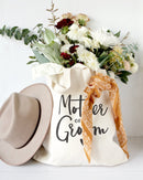 Mother of the Groom Wedding Cotton Canvas Tote Bag