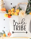 Bride Tribe Wedding Cotton Canvas Tote Bag