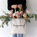 Honeymoonin' Wedding Cotton Canvas Tote Bag