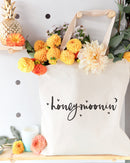 Honeymoonin' Wedding Cotton Canvas Tote Bag