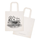 Las Vegas Cityscape Cotton Canvas Tote Bag