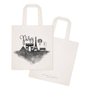Paris Cityscape Cotton Canvas Tote Bag