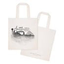 Seattle Cityscape Cotton Canvas Tote Bag