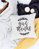 Give Thanks Pillow Cover