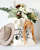 Trick or Treat Halloween Cotton Canvas Tote Bag