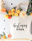 Best Mom Ever Cotton Canvas Tote Bag