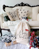 Let It Snow Christmas Holiday Pillow Cover