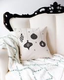 Hanging Ornament Christmas Holiday Pillow Cover