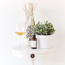 Eat, Drink and Be Scary Cotton Canvas Wine Bag