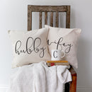 Hubby and Wifey Pillow Covers, 2-Pack