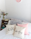 Hubby and Wifey Pillow Covers, 2-Pack