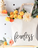 Fearless Gym Cotton Canvas Tote Bag