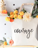 Courage Gym Cotton Canvas Tote Bag