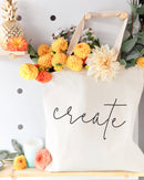 Create Gym Cotton Canvas Tote Bag