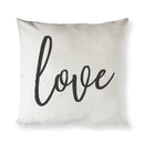 Love Cotton Canvas Pillow Cover