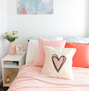 Heart Pillow Cover