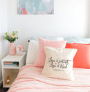 Love is patient. Love is kind. 1 Corinthians 13:47 Pillow Cover