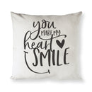 You Make My Heart Smile Pillow Cover