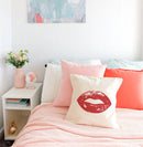 Lips Pillow Cover